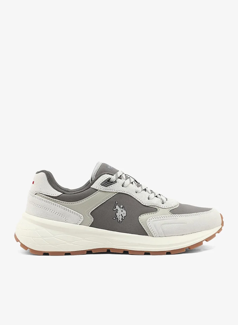 Men's Grey Low-Top Sneakers - Stylish and Comfortable Footwear for Everyday Wear